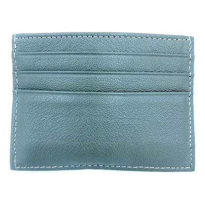 Istu Leather Card Holder ~ Dark Grey