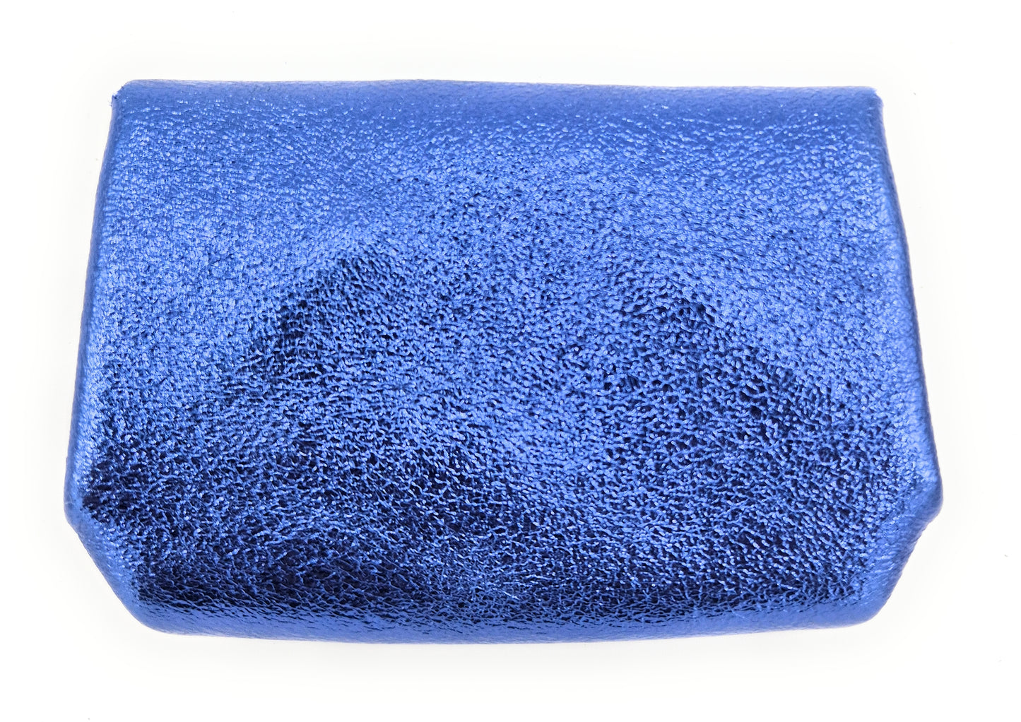 Etania Iridescent Leather Purse ~ Royal Blue 