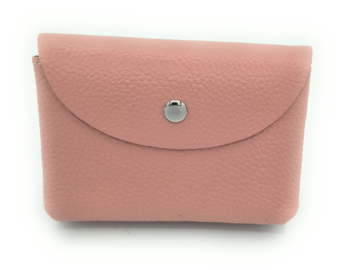 Porte-monnaie Anaba en cuir ~ Rose pâle