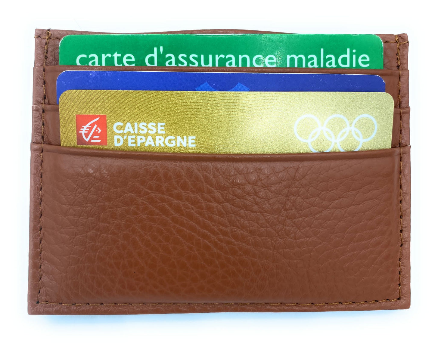 Istu Leather Card Holder ~ Brown