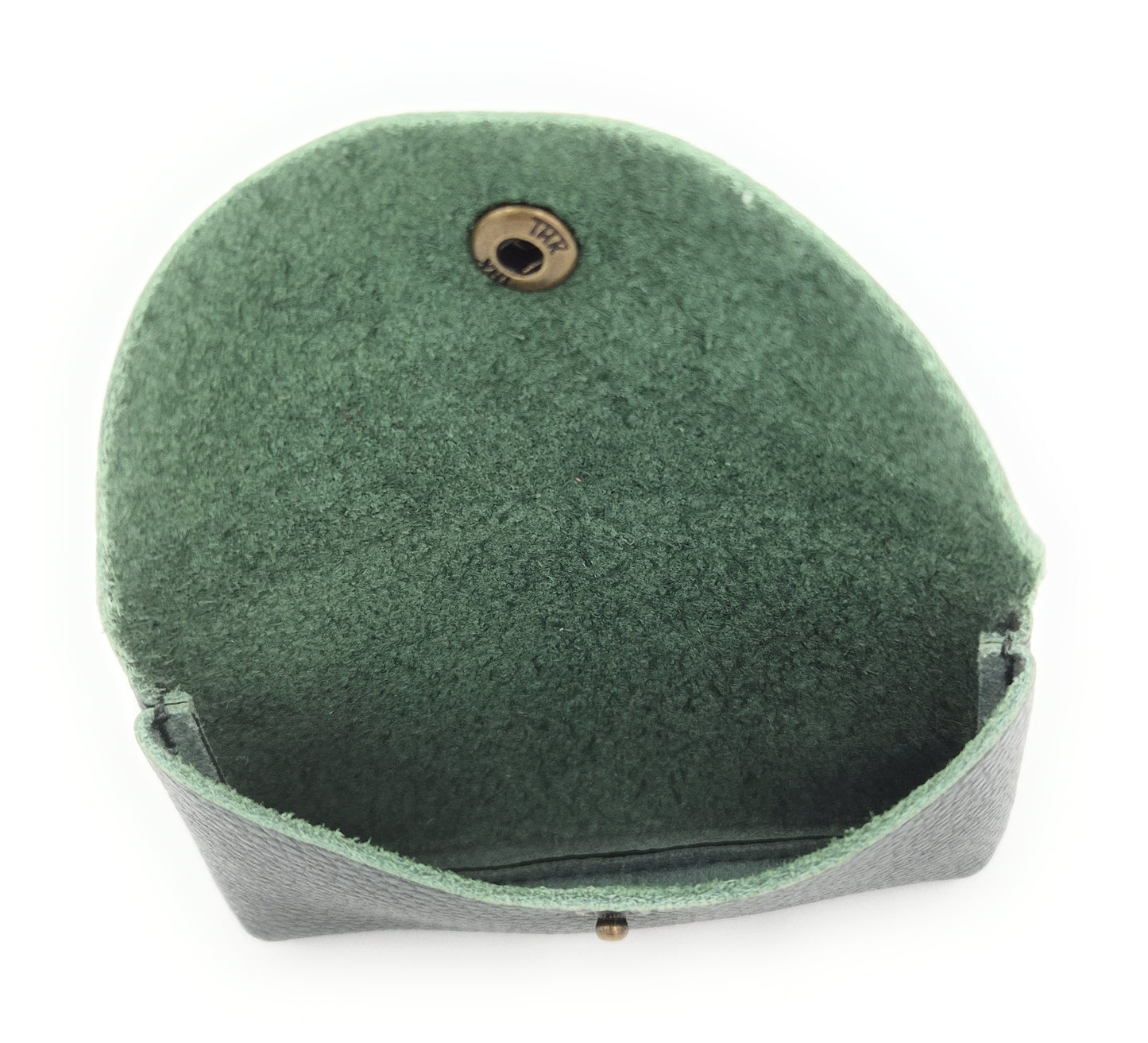 Porte-cartes Nita en cuir ~ Vert Sapin