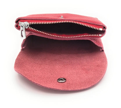 Porte-monnaie Anaba en cuir ~ Rouge