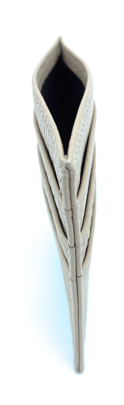 Istu leather card holder ~ Beige