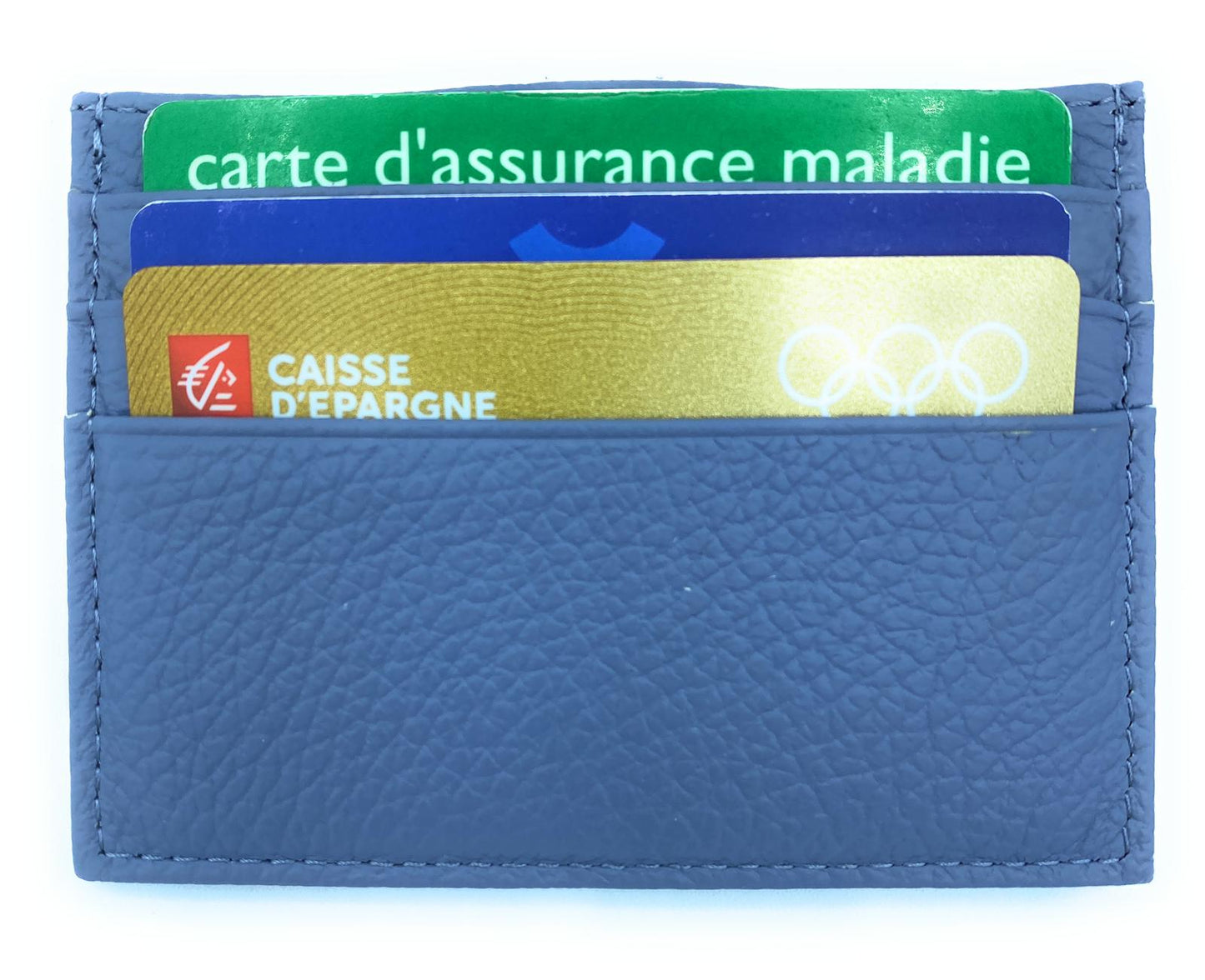 Istu Leather Card Holder ~ Sky Blue
