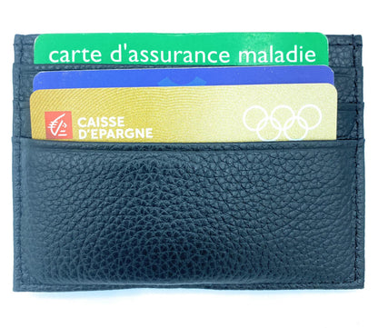Istu Leather Card Holder ~ Black